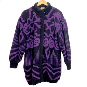Vintage Retro Sweater Jacket